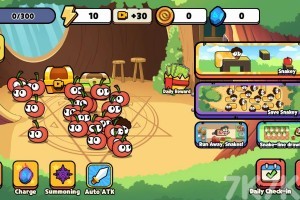 《爱吃的苹果虫2》游戏截图1 《爱吃的苹果虫2》游戏截图1