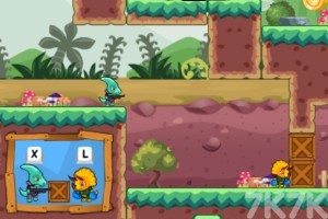 《恐龙兄弟冒险》游戏截图2 《恐龙兄弟冒险》游戏截图2