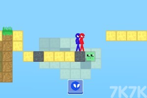《火柴人勇闯像素世界4》游戏截图1 《火柴人勇闯像素世界4》游戏截图1
