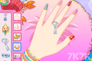 《人鱼公主美甲小铺》游戏截图1 《人鱼公主美甲小铺》游戏截图1
