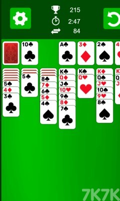 《经典纸牌接龙》游戏截图3 《经典纸牌接龙》游戏截图3