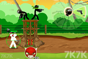 《黑白火柴人大战》游戏截图1 《黑白火柴人大战》游戏截图1