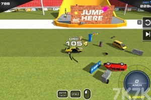 《汽车坡道飞跃》游戏截图4