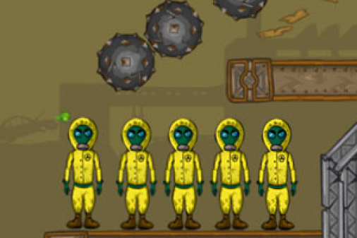 豆芽菜射僵尸H5版