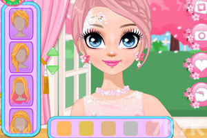 《浪漫樱花美妆相册》游戏截图2 《浪漫樱花美妆相册》游戏截图2