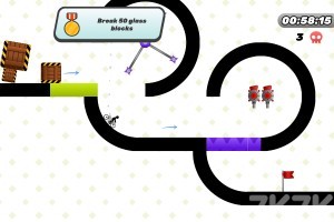 《火柴人试炼摩托》游戏截图3 《火柴人试炼摩托》游戏截图3