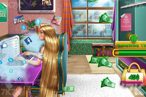 《长发公主疯狂购物》游戏截图2 《长发公主疯狂购物》游戏截图2
