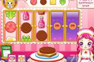 《阿sue做三明治H5》游戏截图3 《阿sue做三明治H5》游戏截图3