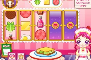 《阿sue做三明治H5》游戏截图2 《阿sue做三明治H5》游戏截图2