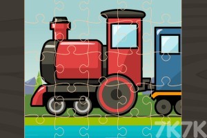 《小火车拼图》游戏截图1 《小火车拼图》游戏截图1