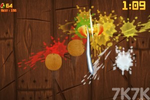 《新水果忍者》游戏截图1 《新水果忍者》游戏截图1