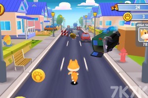 《跑酷抓浣熊》游戏截图2 《跑酷抓浣熊》游戏截图2