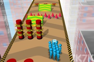 《橡皮人奔跑人群》游戏截图1 《橡皮人奔跑人群》游戏截图1