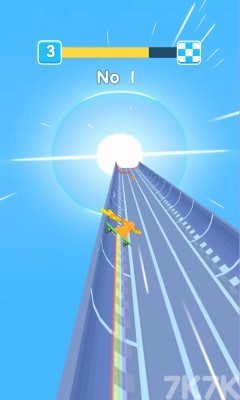 《橡胶人滑板竞速》游戏截图2 《橡胶人滑板竞速》游戏截图2