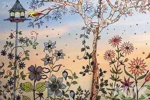 《秘密花园涂色本》游戏截图2 《秘密花园涂色本》游戏截图2