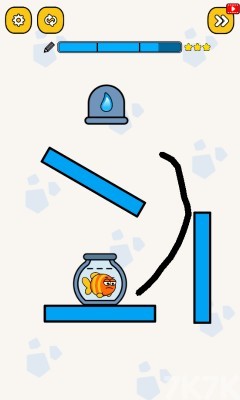 《画线救小鱼》游戏截图3 《画线救小鱼》游戏截图3