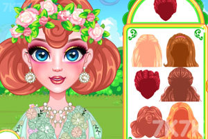 《精灵公主的花朵装扮》游戏截图4 《精灵公主的花朵装扮》游戏截图4