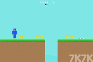 《小蓝人冒险》游戏截图2 《小蓝人冒险》游戏截图2