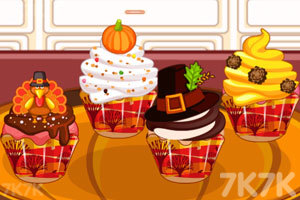 《感恩节蛋糕制作》游戏截图1