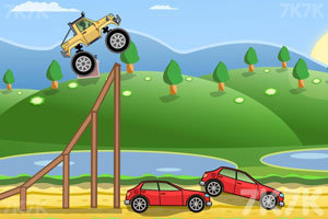 《怪物卡车障碍赛》游戏截图1 《怪物卡车障碍赛》游戏截图1