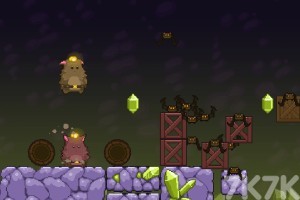 《胖胖猫山洞大闯关H5》游戏截图1 《胖胖猫山洞大闯关H5》游戏截图1