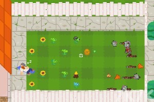 《像素植物战僵尸》游戏截图1
