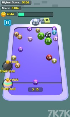 《2048台球》游戏截图2 《2048台球》游戏截图2