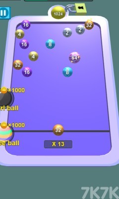 《2048台球》游戏截图1 《2048台球》游戏截图1