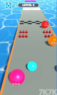 《2048彩球向前冲》游戏截图3 《2048彩球向前冲》游戏截图3