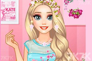 《女孩们的春天装扮》游戏截图1 《女孩们的春天装扮》游戏截图1