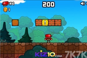 《红帽子闯关》游戏截图1 《红帽子闯关》游戏截图1