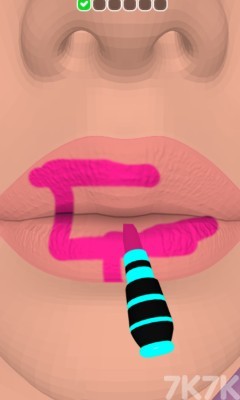 《美丽唇彩化妆》游戏截图4 《美丽唇彩化妆》游戏截图4