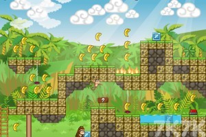 《小猴父子历险记H5无敌版》游戏截图3