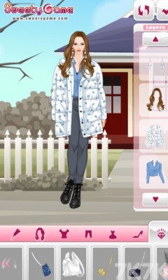 《长款羽绒服》游戏截图1 《长款羽绒服》游戏截图1