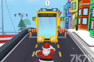 《圣诞老人跑酷挑战》游戏截图1 《圣诞老人跑酷挑战》游戏截图1