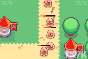 《黏液怪物塔防战》游戏截图1 《黏液怪物塔防战》游戏截图1