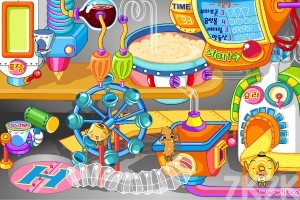 《小黑花花抢甜品H5》游戏截图1 《小黑花花抢甜品H5》游戏截图1