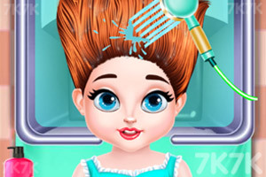 《宝贝的创意发型》游戏截图1