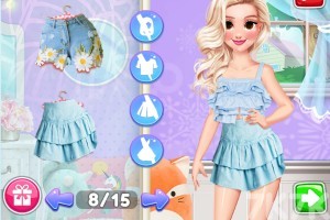 《双胞胎时尚比拼》游戏截图3