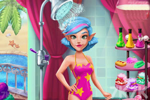 《女孩游泳池游泳》游戏截图2 《女孩游泳池游泳》游戏截图2