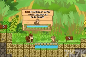 《小猴父子历险记H5》游戏截图1 《小猴父子历险记H5》游戏截图1