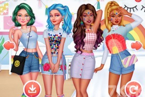 《女孩的七彩装扮》游戏截图4 《女孩的七彩装扮》游戏截图4