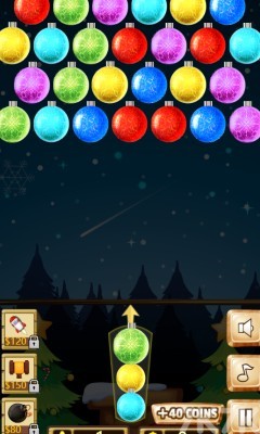 《圣诞节泡沫泡泡龙》游戏截图1 《圣诞节泡沫泡泡龙》游戏截图1