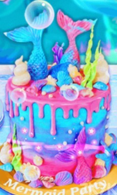 《甜蜜人鱼蛋糕》游戏截图1