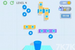 《拧螺丝引球入杯》游戏截图4 《拧螺丝引球入杯》游戏截图4