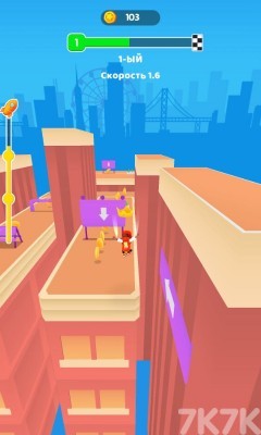 《屋顶跑酷大师》游戏截图2 《屋顶跑酷大师》游戏截图2