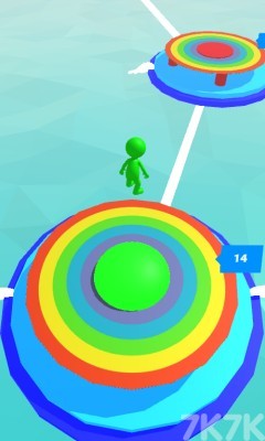 《橡皮人跳跳床》游戏截图1 《橡皮人跳跳床》游戏截图1