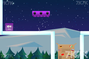 《紫色冰块回家2》游戏截图1 《紫色冰块回家2》游戏截图1