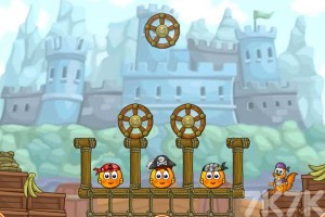 《拯救橙子海盗冒险H5》游戏截图2 《拯救橙子海盗冒险H5》游戏截图2