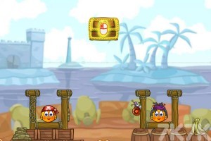 《拯救橙子海盗冒险H5》游戏截图1 《拯救橙子海盗冒险H5》游戏截图1